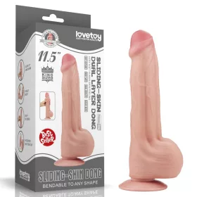 11,5' King Size Sliding Skin Dual Layer Dong