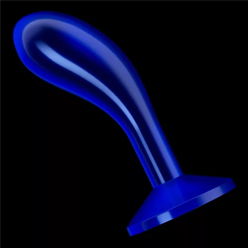Makelloser klarer Prostatastopper 6.0'' Blau