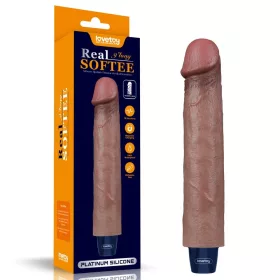   9" REAL SOFTEE wiederaufladbarer Silikon-Vibrationsdildo