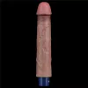 9" REAL SOFTEE wiederaufladbarer Silikon-Vibrationsdildo