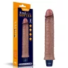 9,5" REAL SOFTEE wiederaufladbarer Silikon-Vibrationsdildo