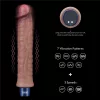 9,5" REAL SOFTEE wiederaufladbarer Silikon-Vibrationsdildo