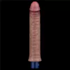 9,5" REAL SOFTEE wiederaufladbarer Silikon-Vibrationsdildo