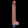 10,5" REAL SOFTEE wiederaufladbarer Silikon-Vibrationsdildo