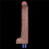 10,5" REAL SOFTEE wiederaufladbarer Silikon-Vibrationsdildo