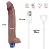 11" REAL SOFTEE wiederaufladbarer Silikon-Vibrationsdildo