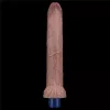 11" REAL SOFTEE wiederaufladbarer Silikon-Vibrationsdildo