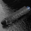 9,5" REAL SOFTEE wiederaufladbarer vibrierender Dildo (Schwarz)_B15O50_4