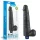 10,5" REAL SOFTEE wiederaufladbarer vibrierender Dildo (Schwarz)_B15O50_4