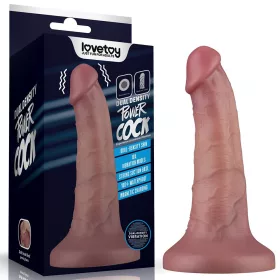6'' vibrierender Dual-Density-Power-Cock