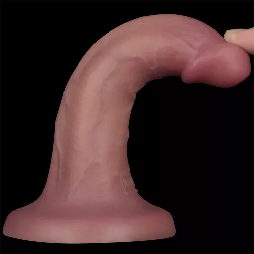 6'' vibrierender Dual-Density-Power-Cock