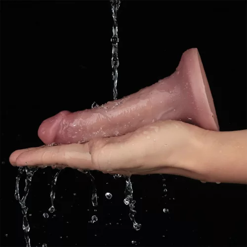 6'' vibrierender Dual-Density-Power-Cock