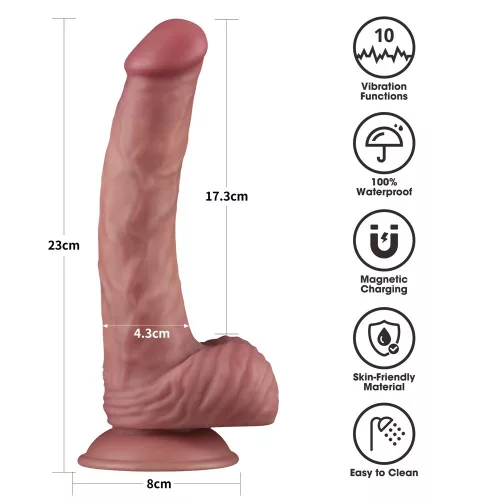 9'' Vibrierender Dual-Density-Leistungshahn