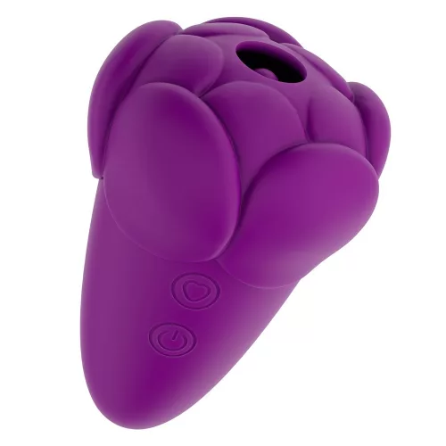 Flicker wiederaufladbarer Vibrator Lila