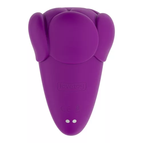 Flicker wiederaufladbarer Vibrator Lila