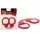 SECHS STATISTEN – METALLMANSCHETTEN ROT