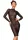 Klassisches Kleid aus elastischem Tüll – XL