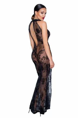 Langes Tüllkleid – L