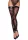 Tüllstrümpfe mit gemusterter Schwarmstickerei – XL