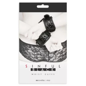 Sündige Handgelenkmanschetten Schwarz