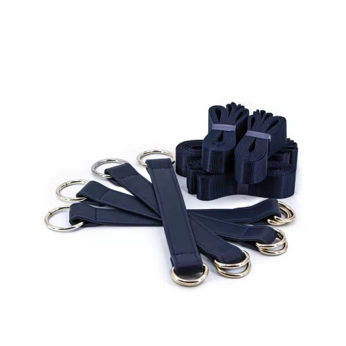 Bondage Couture – Bettfesseln – Blau