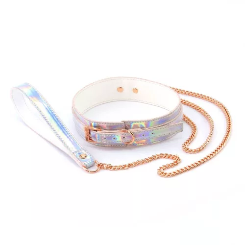Cosmo Bondage – Halsband und Leine – Rainbow_B15O25_2