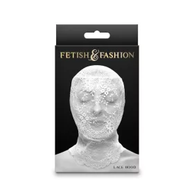   Fetisch & Mode – Spitzenkapuze – Weiß – Alternatives Paket