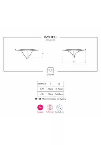 828-THC-1 schrittloser Tanga L/XL