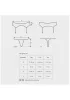 Catia garter belt & thong  S/M