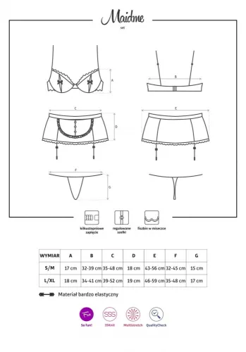 Maidme set 5-pcs  S/M