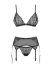 Shibu 3-teiliges Set schwarzes S/M