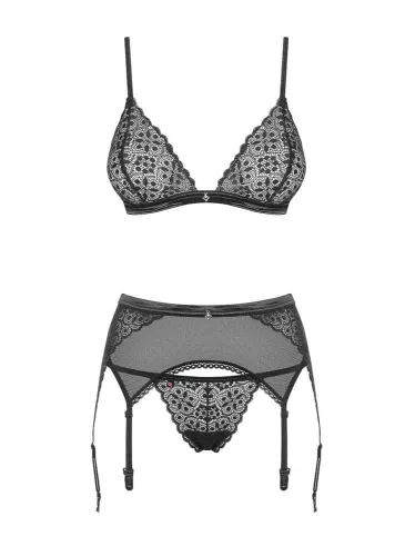 Shibu 3-teiliges Set schwarzes S/M