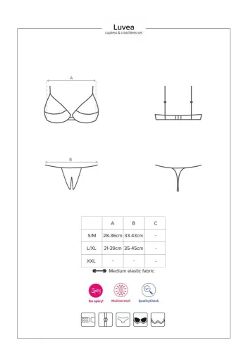 Luvae cupless set S/M