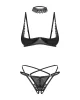 Donarella 3-pcs crotchless set XS/S