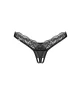 Arrowel Schwarzer schrittloser String L/XL