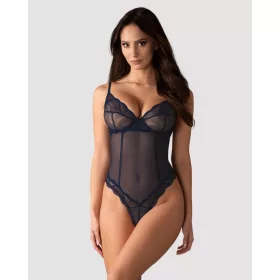 Nächtlicher blauer schrittloser Teddy M/L