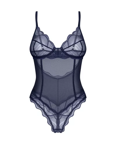 Nächtlicher blauer schrittloser Teddy M/L