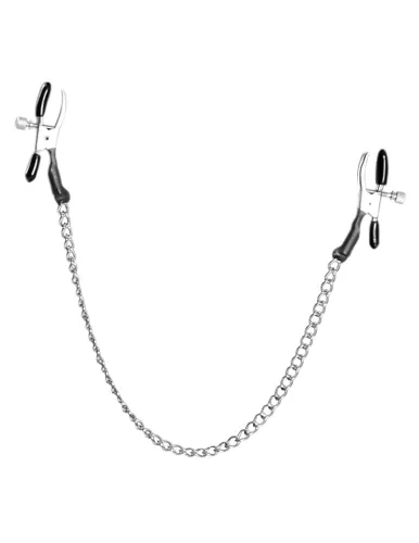 Alligator-Nippelklammern in Silber