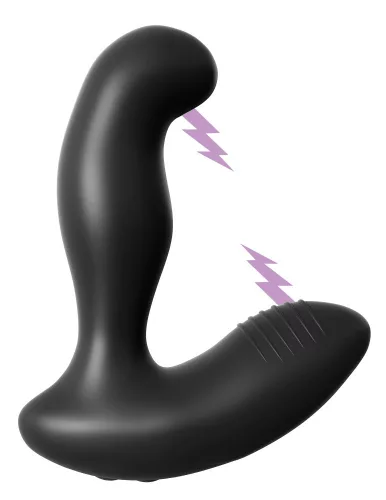 Elektro-Stim-Prostata-Vibe Schwarz