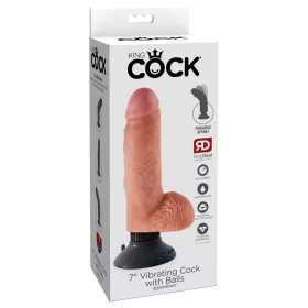 7" vibrierender Schwanz mit leichten Hoden