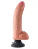 9" vibrierender Schwanz mit leichtem Balls