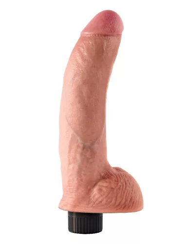 9" vibrierender Schwanz mit leichtem Balls