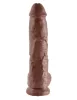 10" Schwanz mit braunen Hoden