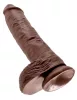 10" Schwanz mit braunen Hoden