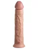 11" Silikon-Cock-Lampe mit doppelter Dichte