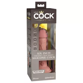 6" Dual-Density vibrierendes Silikon-Cock-Licht