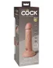 6" Dual-Density vibrierendes Silikon-Cock-Licht