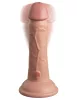 6" Dual-Density vibrierendes Silikon-Cock-Licht