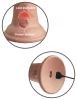 6" Dual-Density vibrierendes Silikon-Cock-Licht