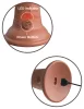 8" Dual-Density Vibrating Silicone Cock Tan